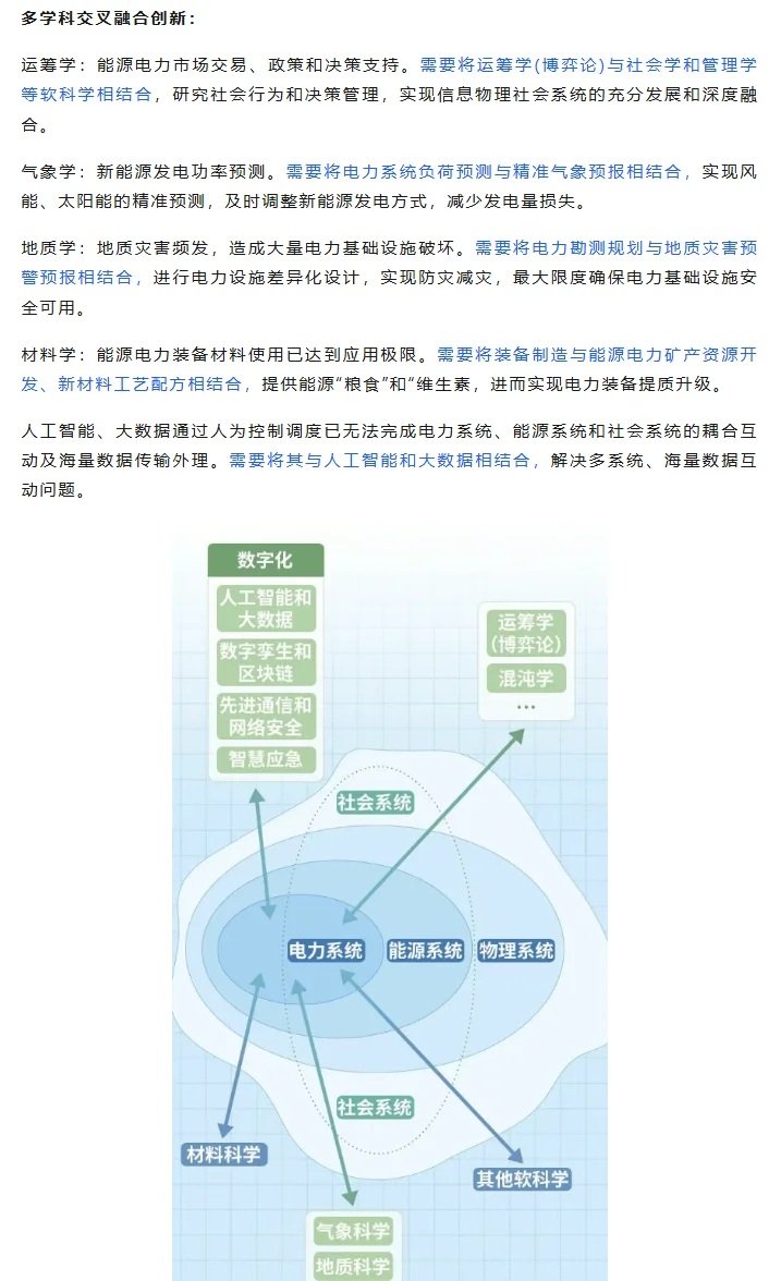 新型电力系统与新型能源体系：全景技术路线