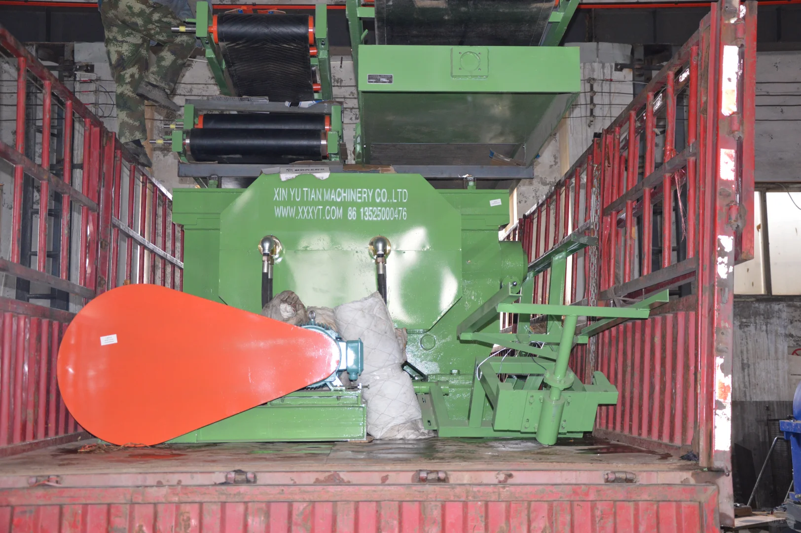 “中国制造”实力强，轮胎胶粉设备出口印度