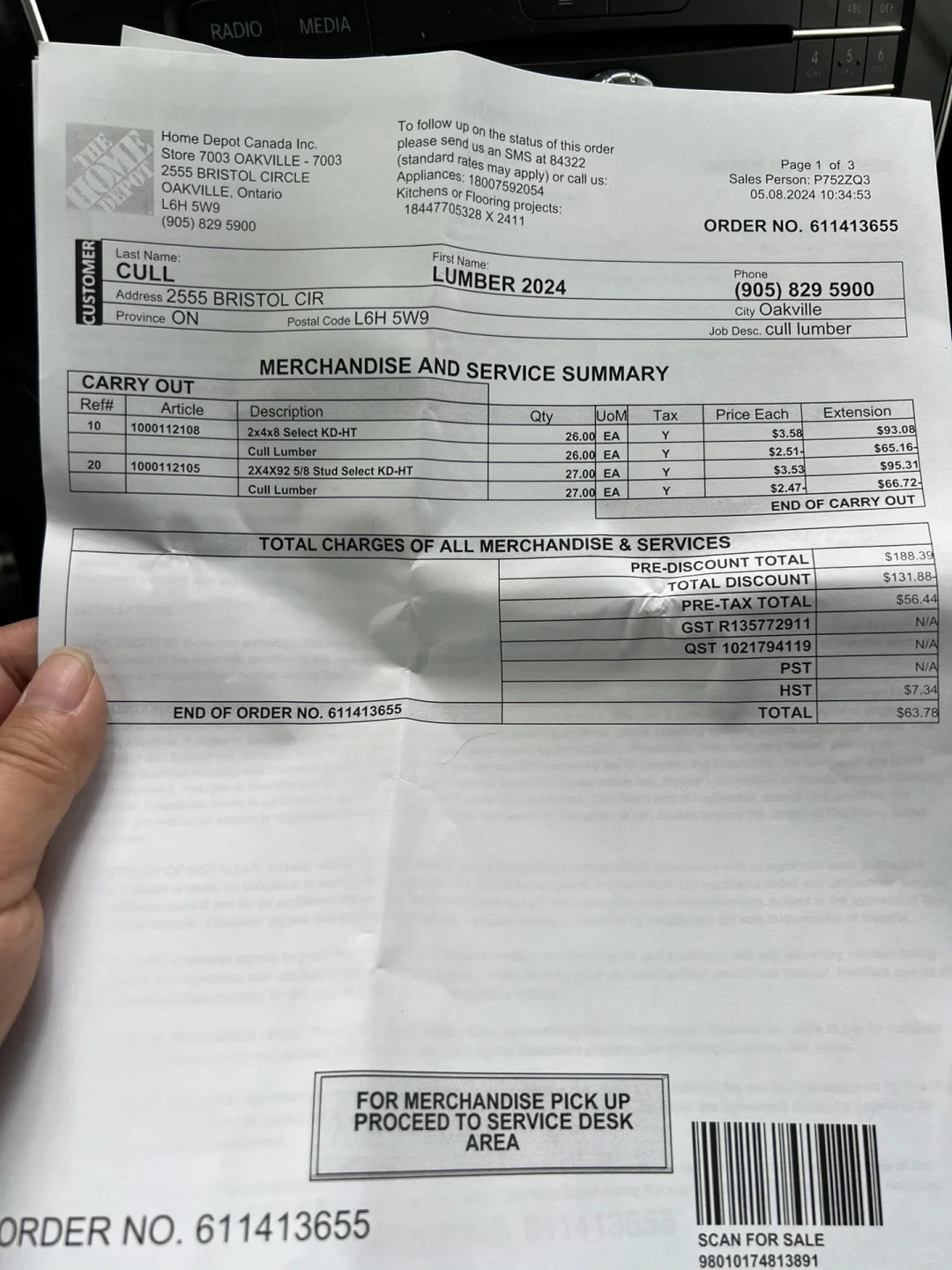 $1的实木8尺木头，太划算了