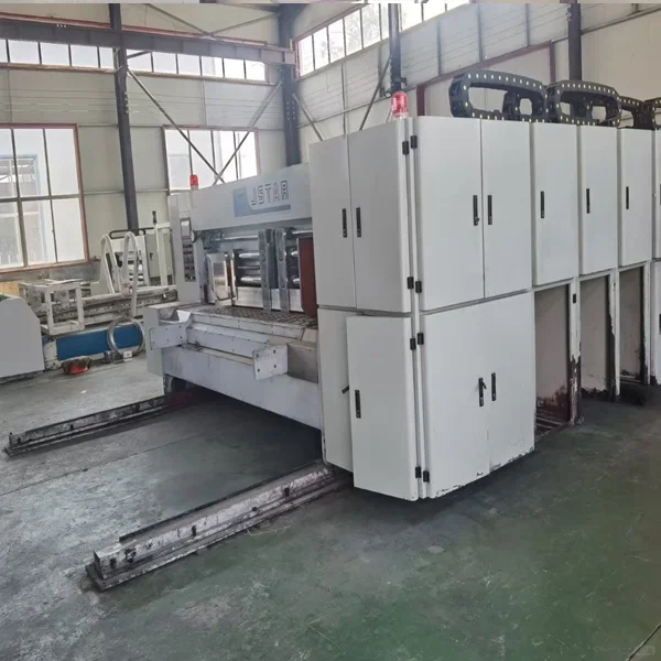 纸箱机械全自动印刷机前缘四色印刷免版模切