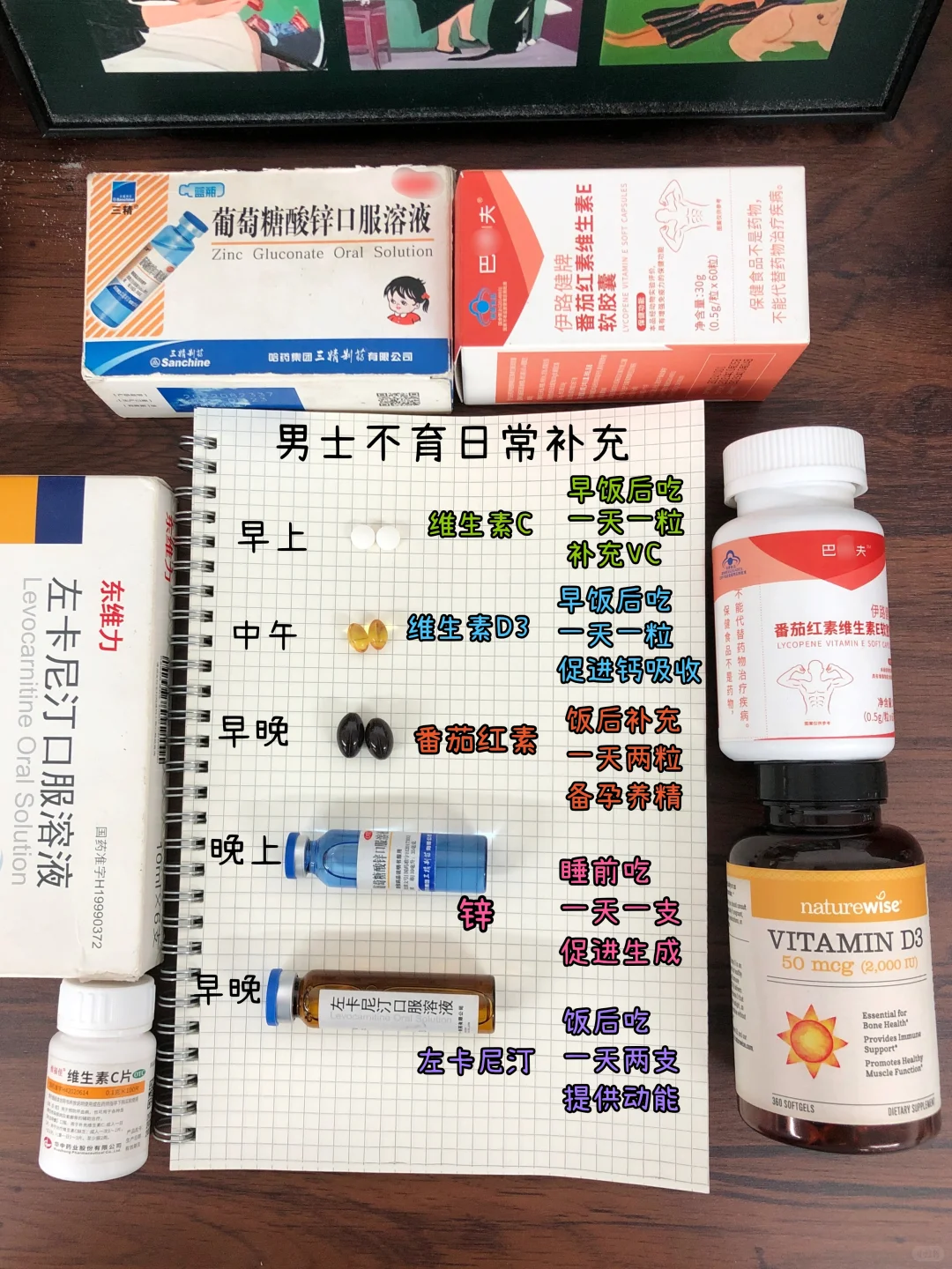 男士不育跟着小红书吃补剂总结