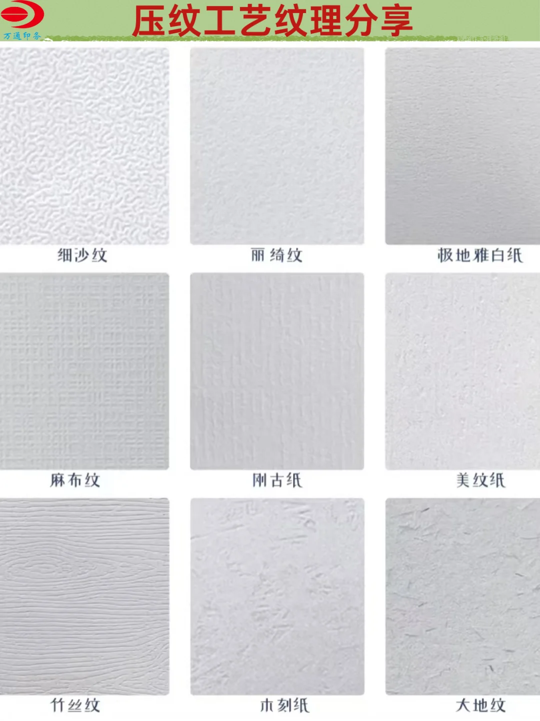 印刷干货|压纹工艺纹理分享