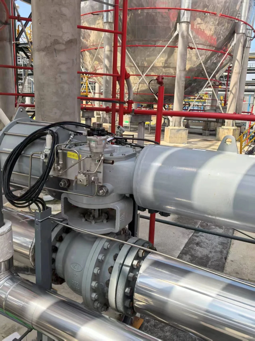 Compró válvulas chinas en el proyecto