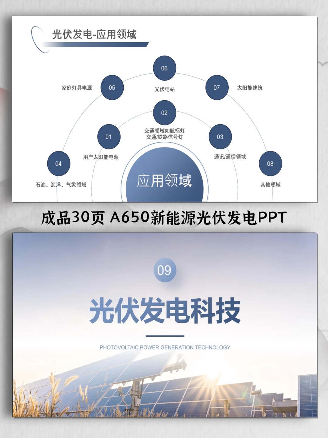 新能源光伏发电PPT30页