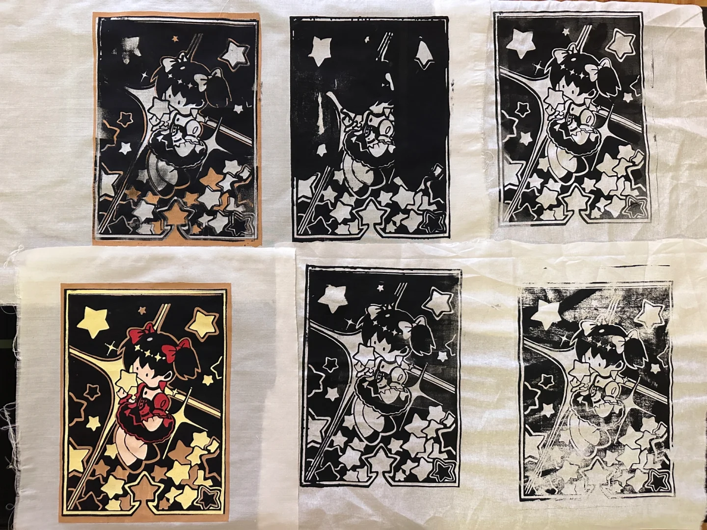 是谁丝网印结课了