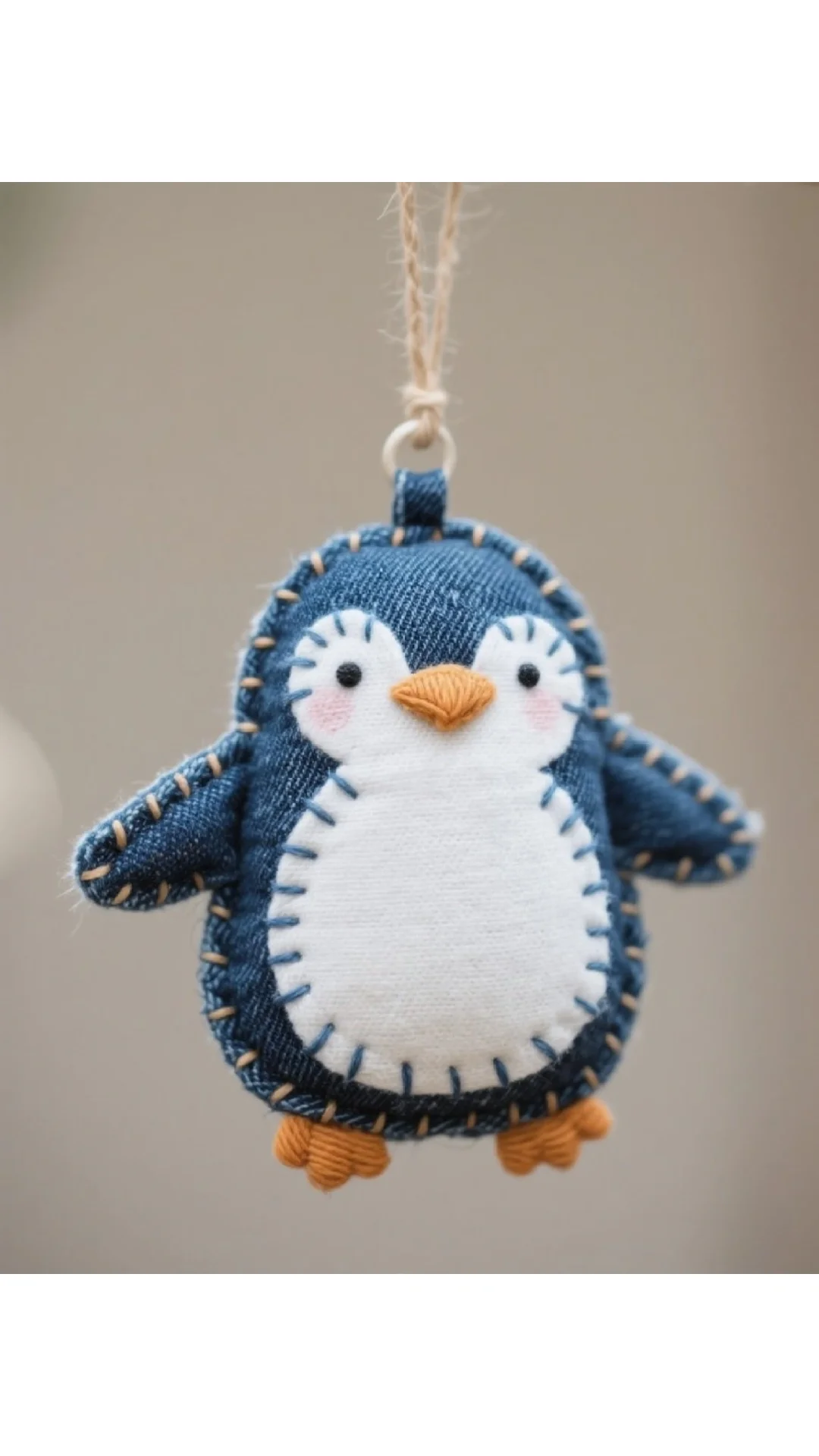 小企鹅挂件（附图纸）