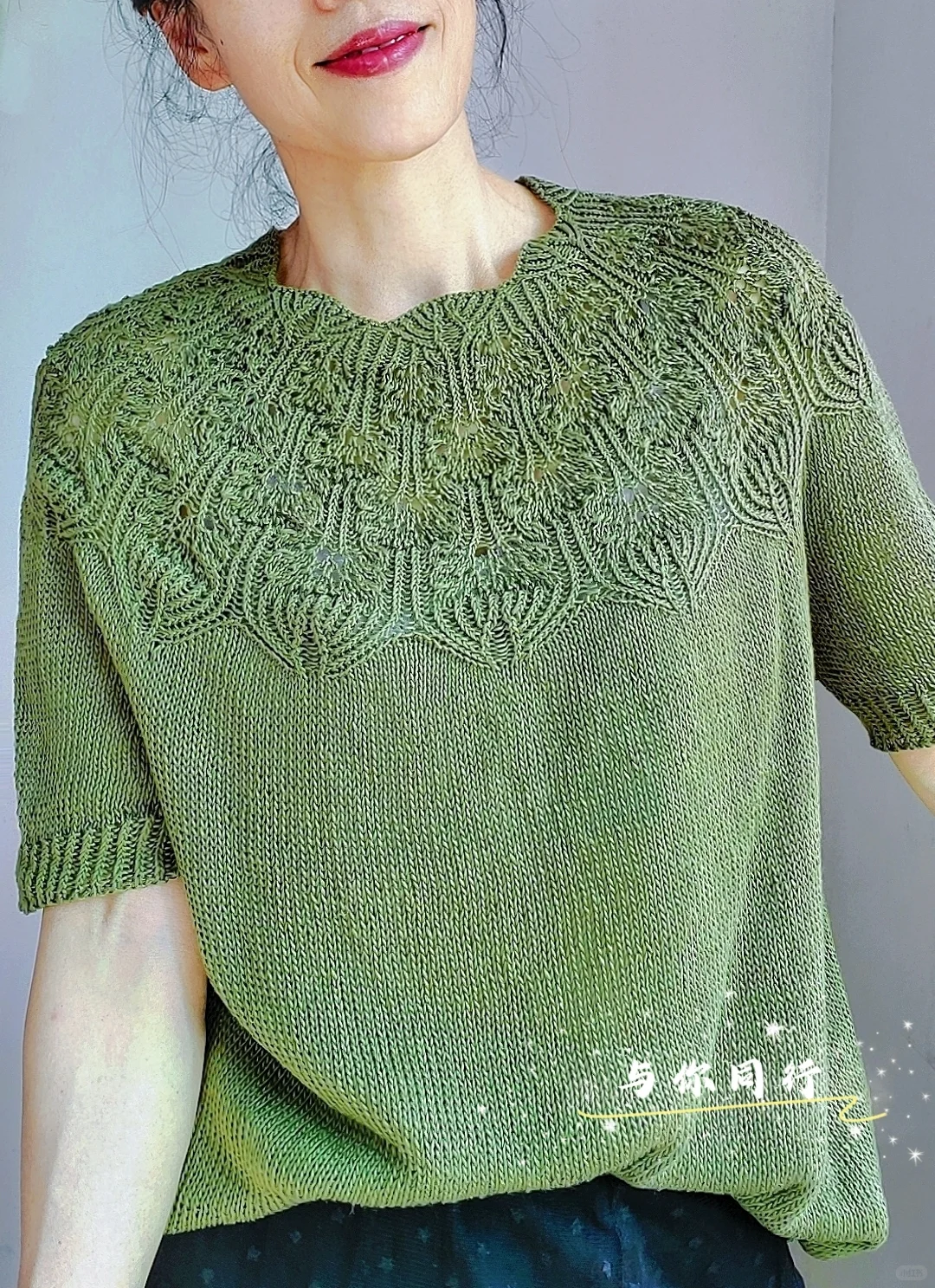 《玛丽丝Tee》编织（附图解＋编织过程）