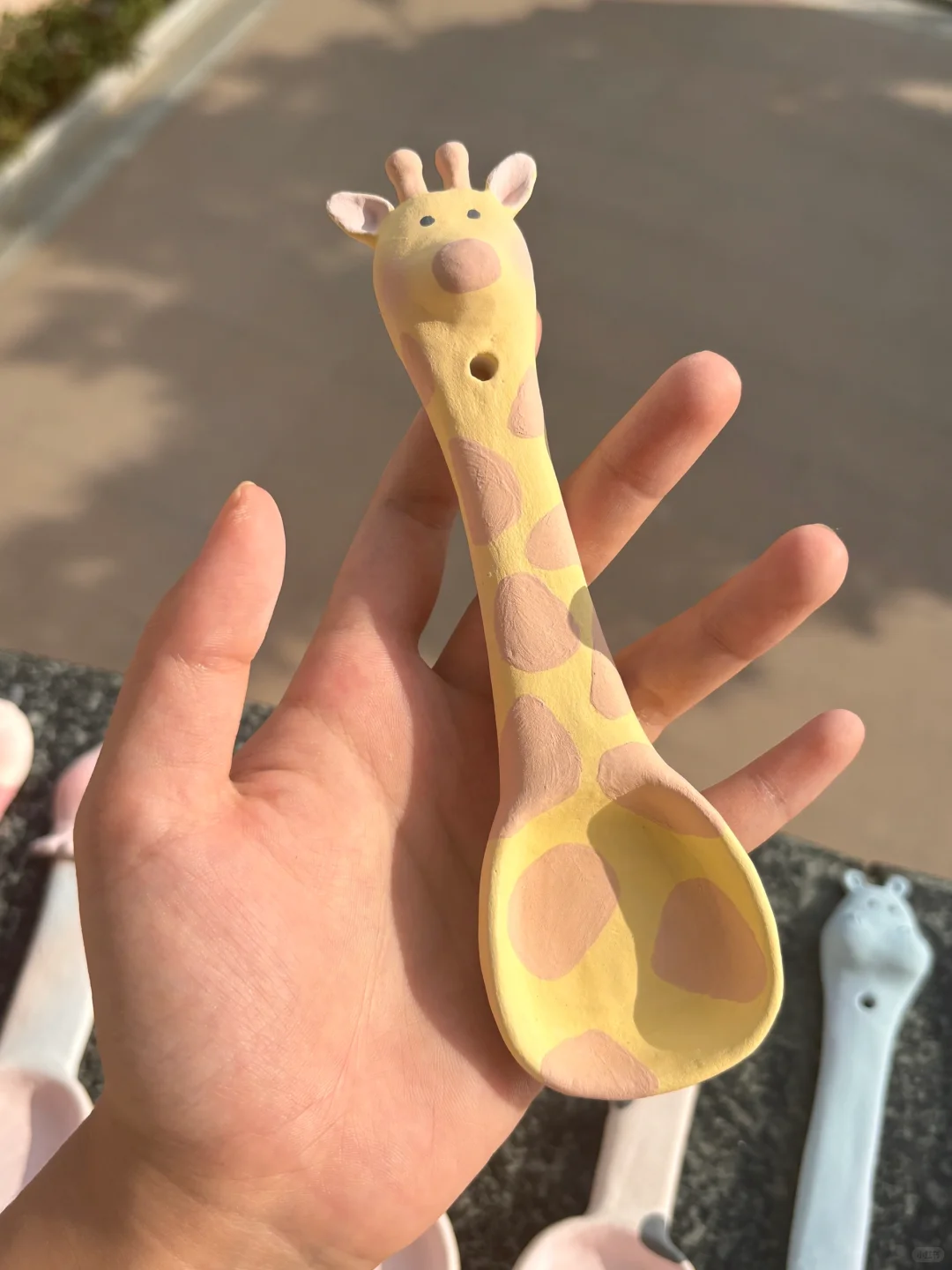 做陶艺以来的第一批勺（未烧）