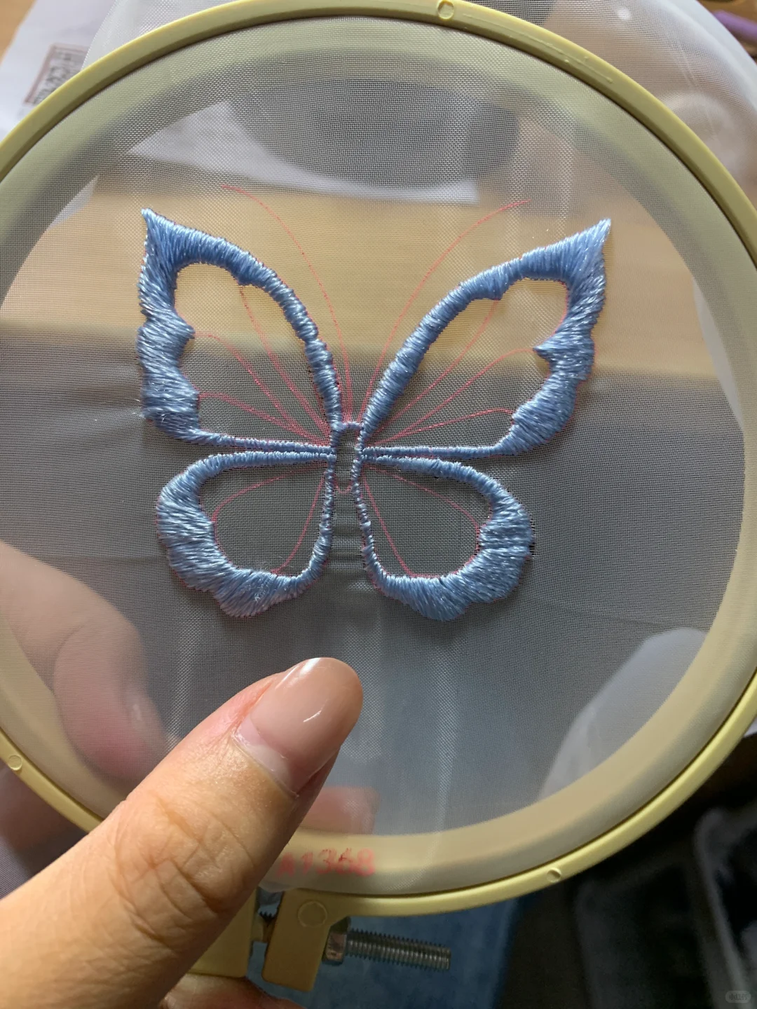 耶～第一次挑战成功双面绣