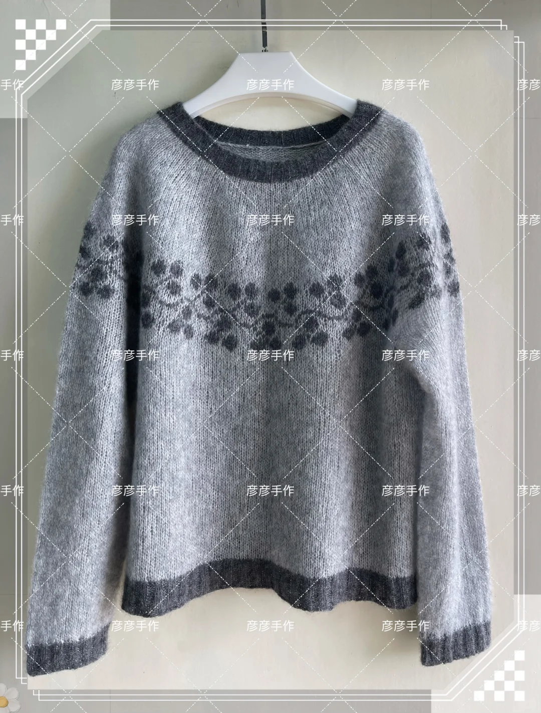 『一剪梅』编织人生云雾线提花衣（附编织说明）