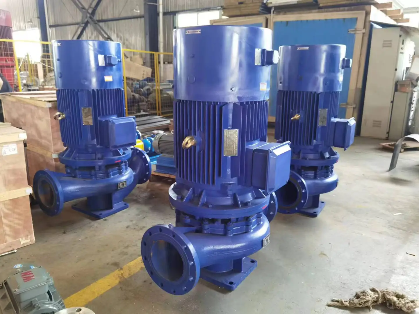 单级单吸立式管道离心泵(管道泵)