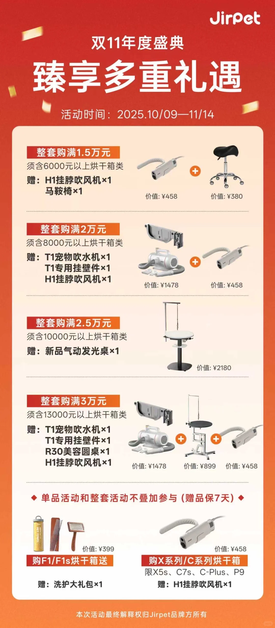 Jirpet记洱洗护设备工具采购烘干箱美容桌