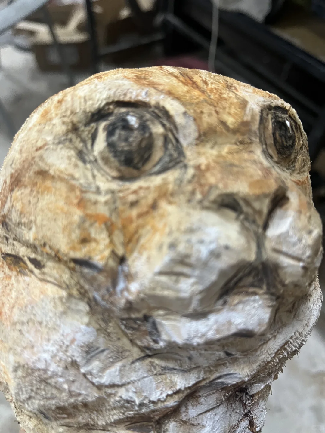 挑战木雕一百只猫咪：第四只