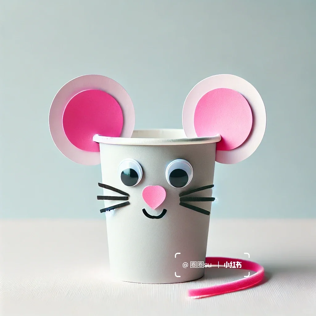纸杯变身|可爱小动物系列手工达人必学
