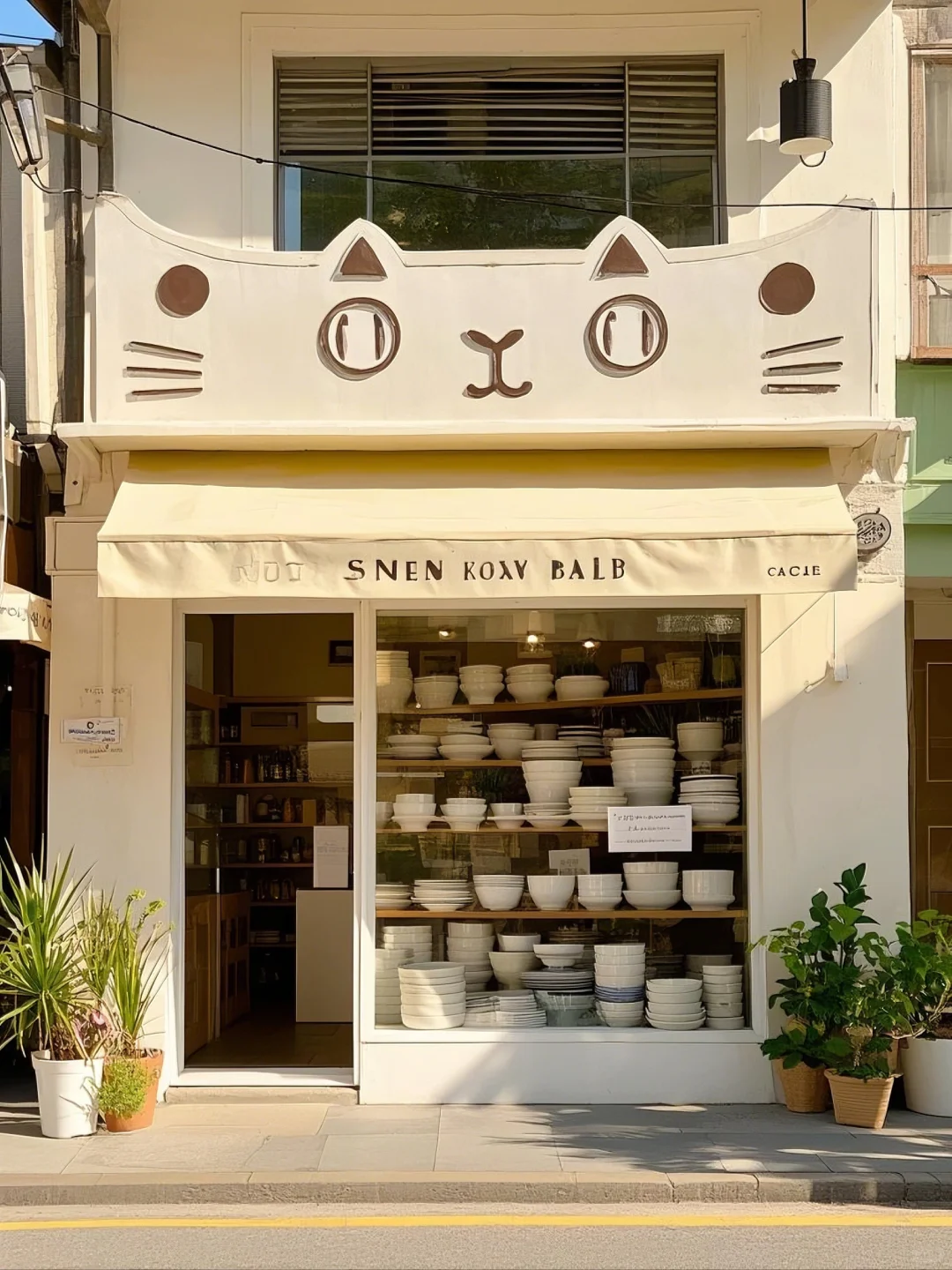 猫咪陶瓷店设计，好治愈啊！