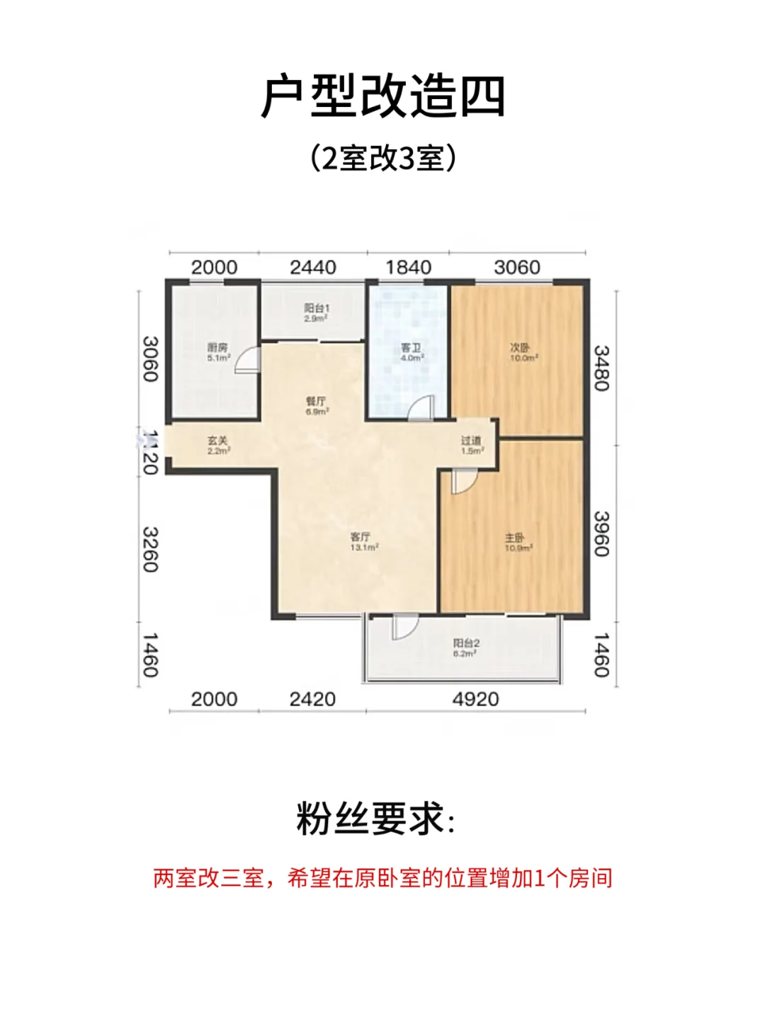 卧室原地分裂术!两室秒变三室の空间魔法✨