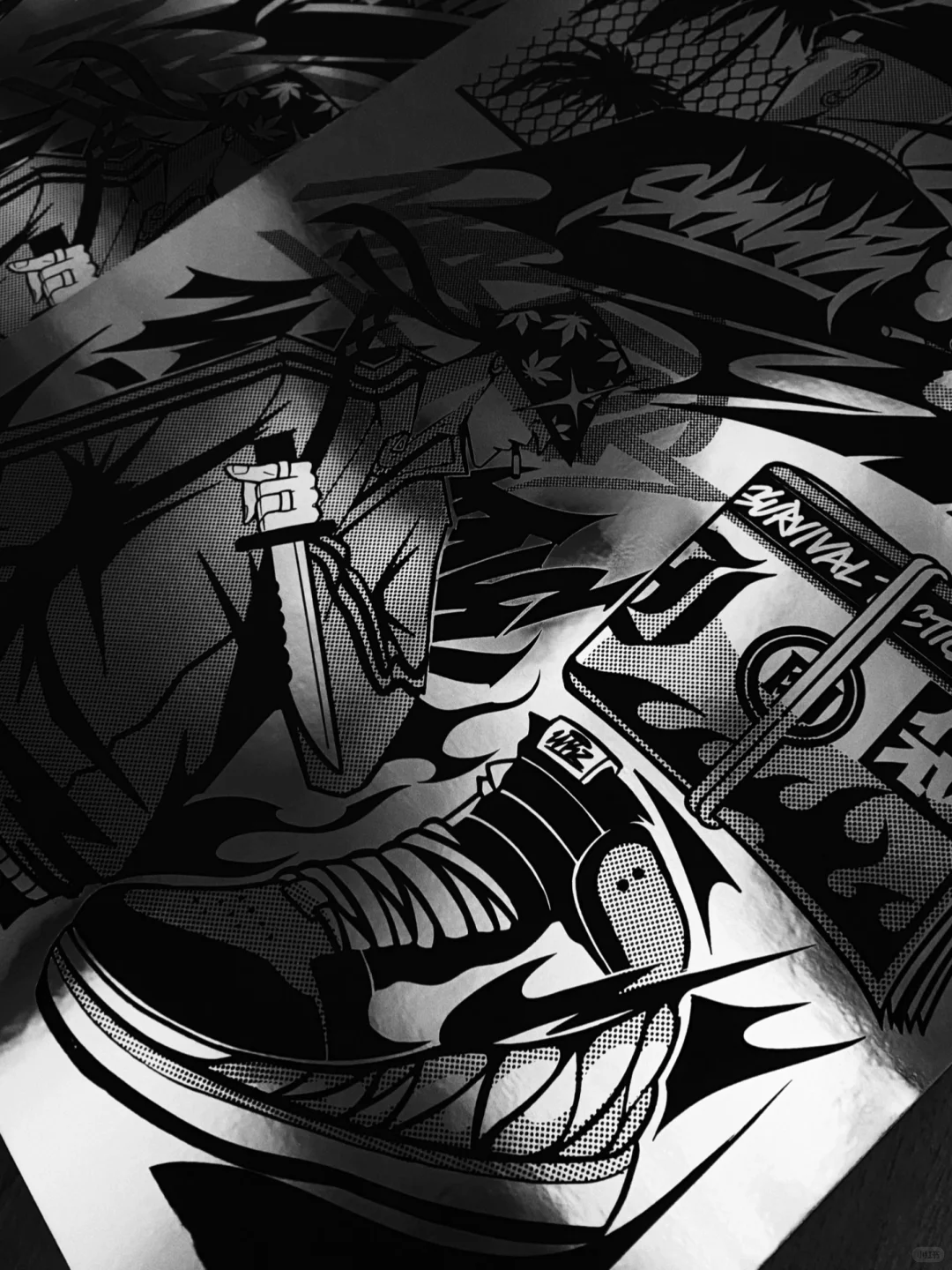 Wildstyle/ Holografic Screenprint