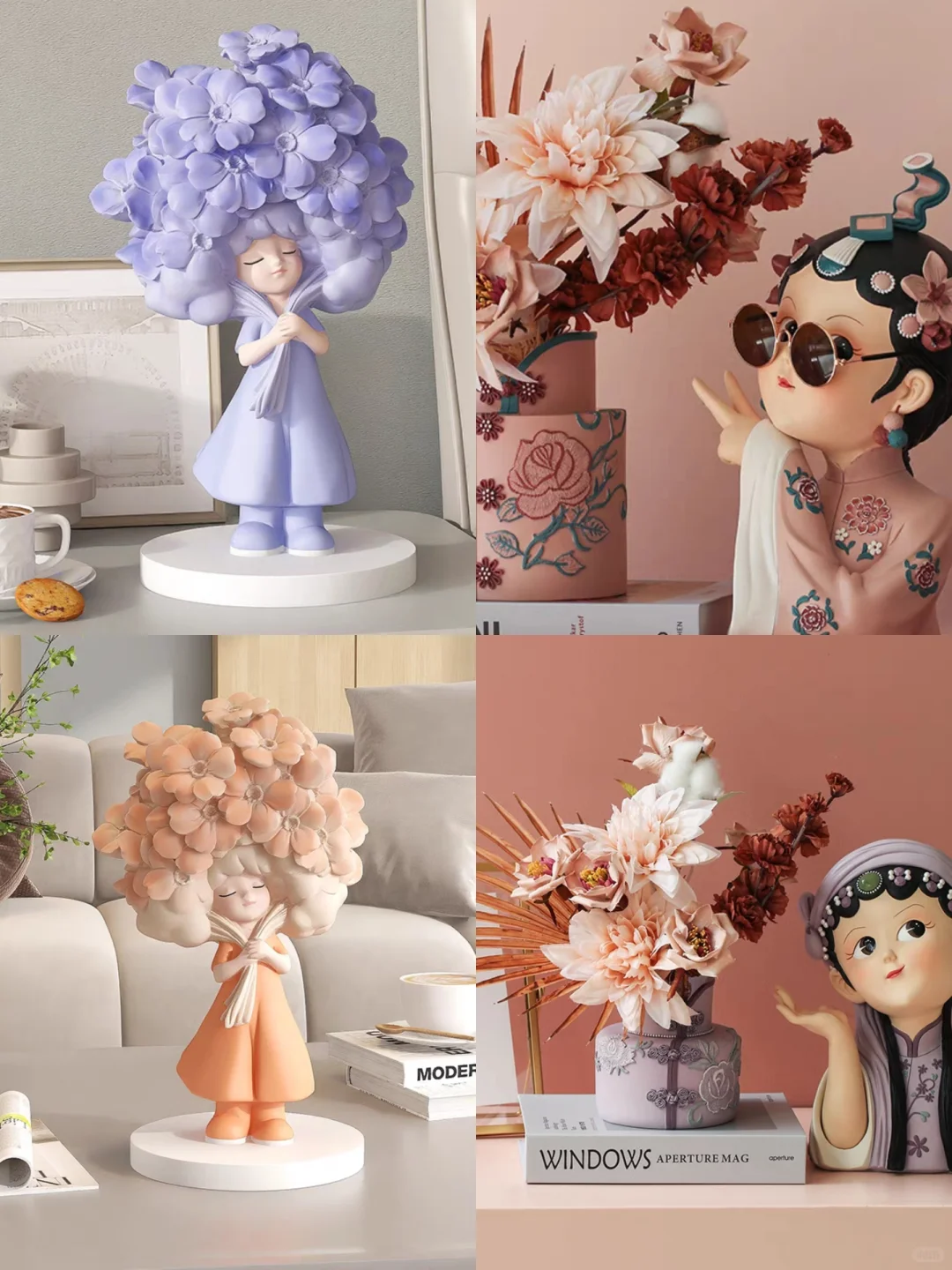 新家的100个快递(54)创意人物小摆件