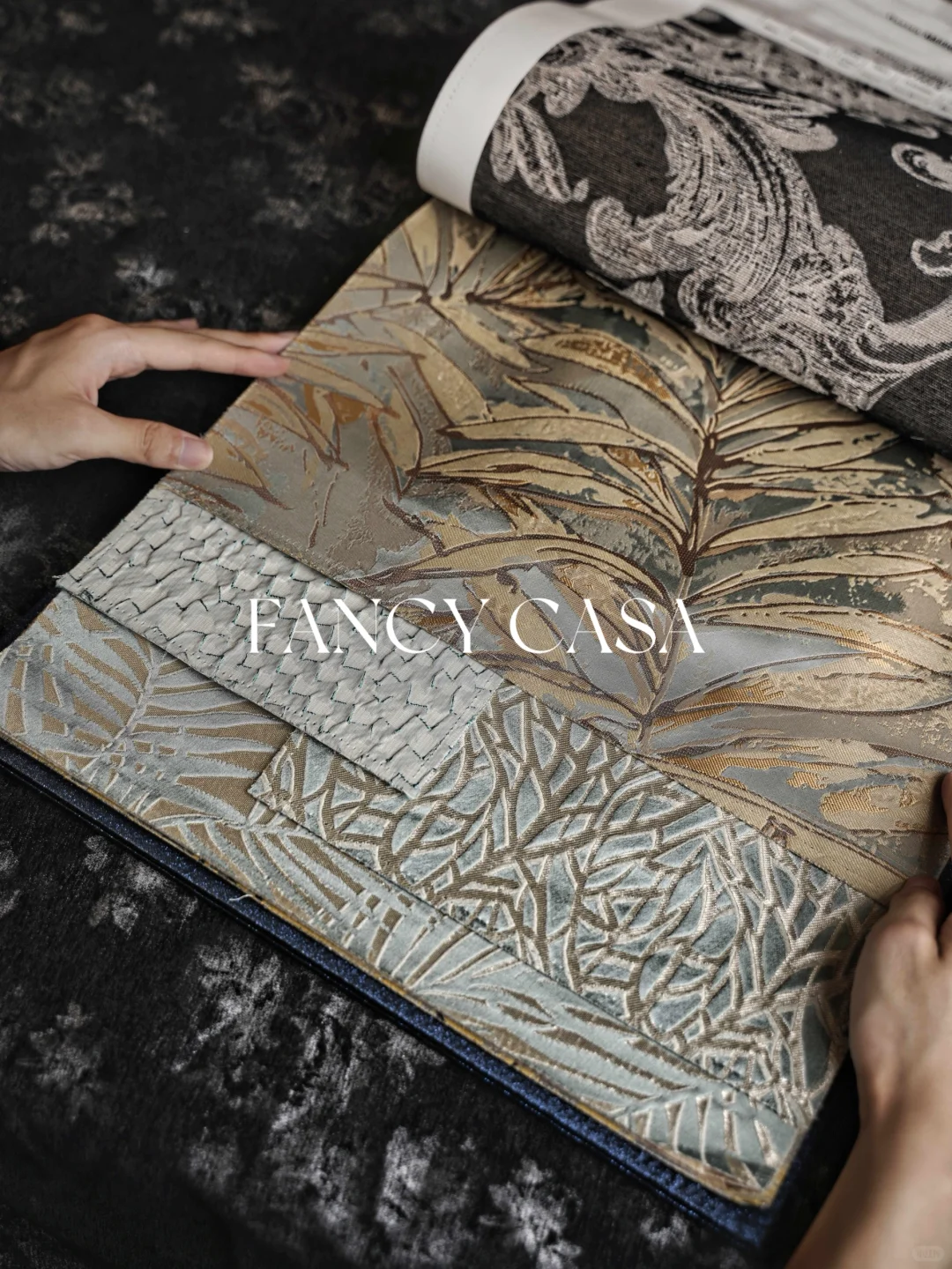 这组面料!仿佛住进18世纪的贵族宅邸?️!