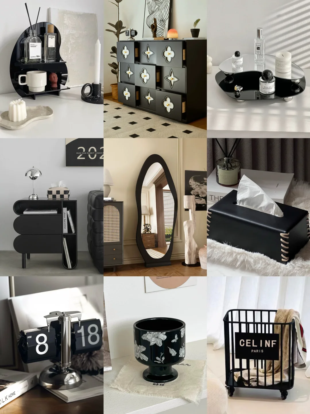 ?黑色系软装，古希腊掌管氛围感的神‼️