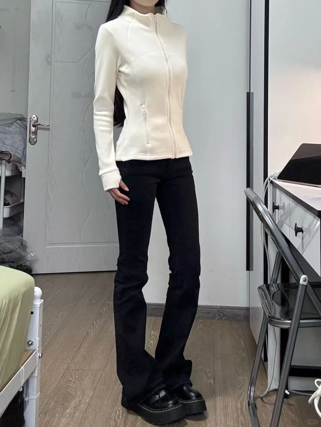 修身摇粒绒小外套