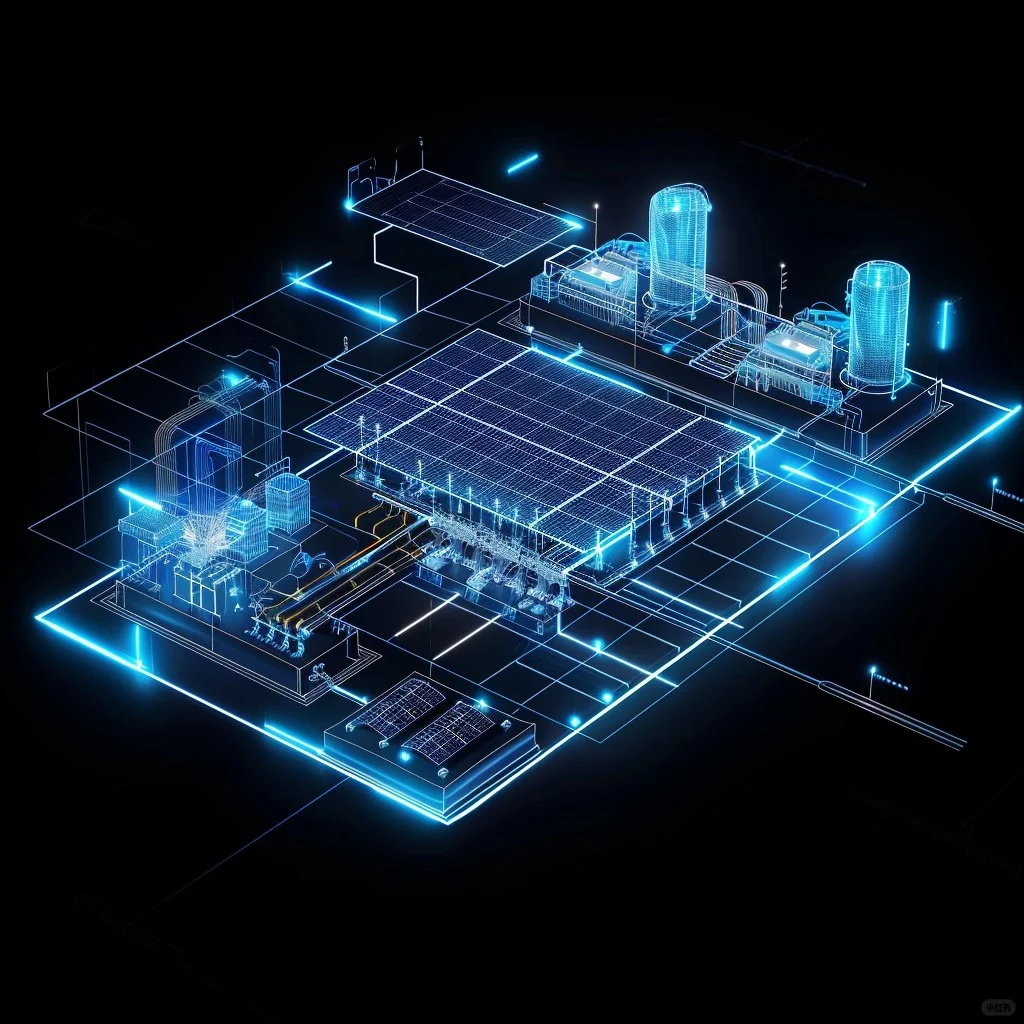 ✨好震撼的美！midjourney在电力能源的运用