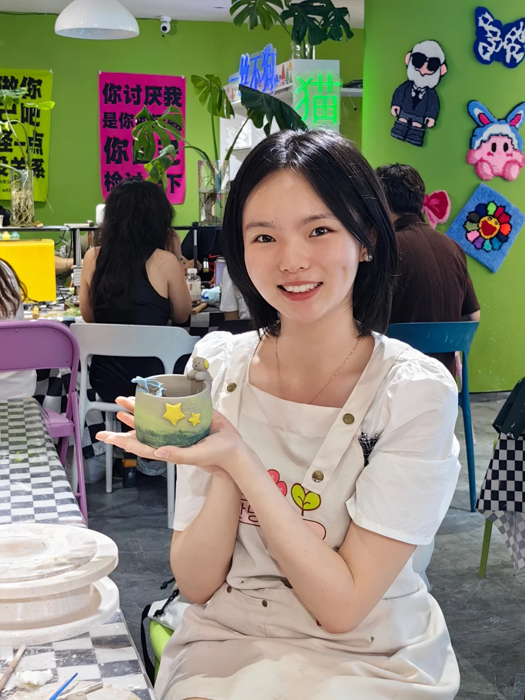 南京超值超便宜陶艺店！可撸猫撸小猪