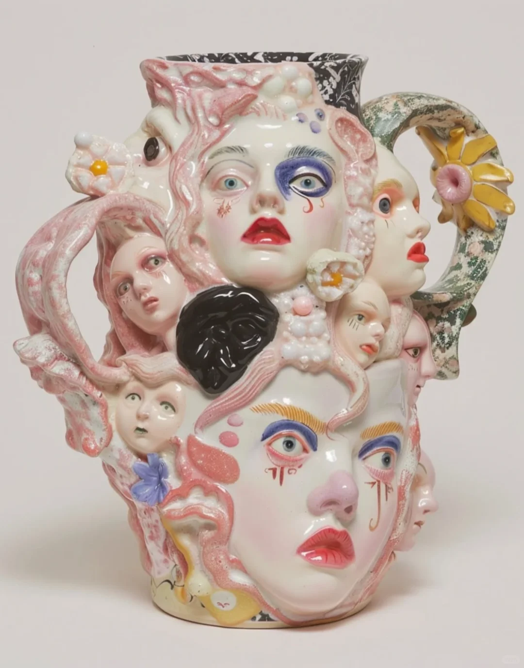 怪诞美学|这陶瓷脸也太精致了吧！！