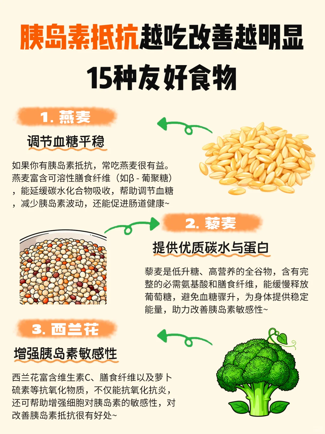 胰岛素抵抗自救!这些食物越吃改善越明显?