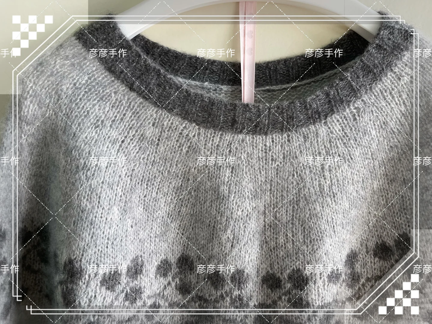 『一剪梅』编织人生云雾线提花衣（附编织说明）