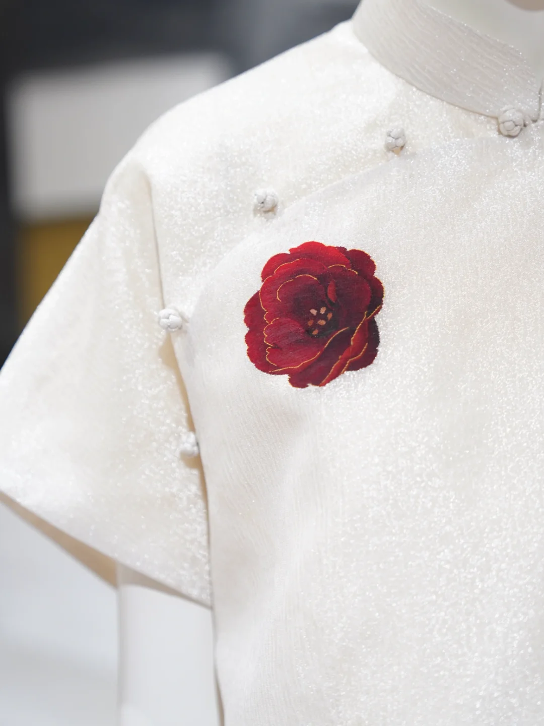 缂丝面料 | 山茶花缂丝衣料