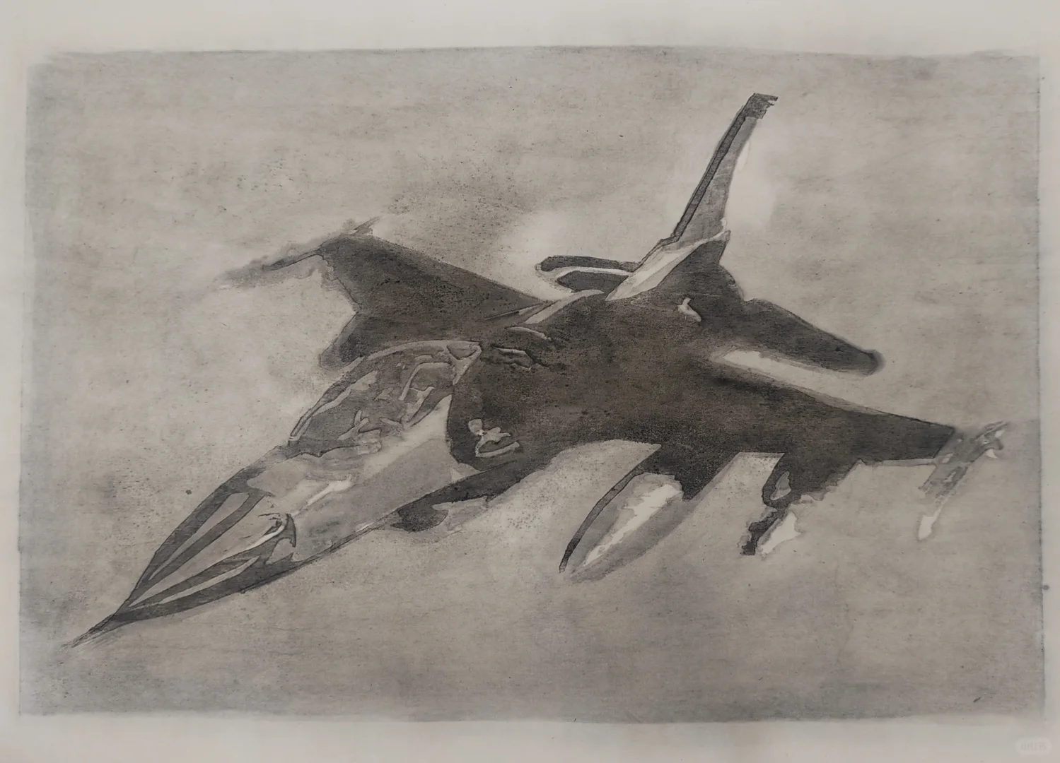 ?丝网版画+水印版画