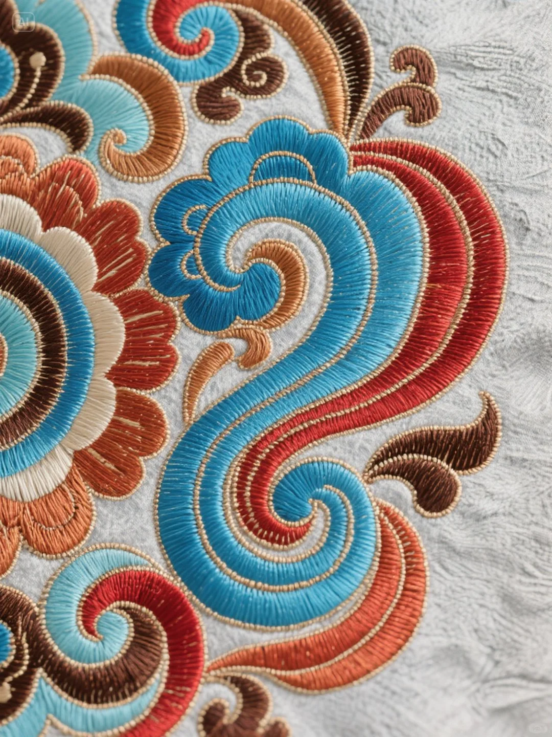 中国传统纹样之美｜纹样刺绣创意