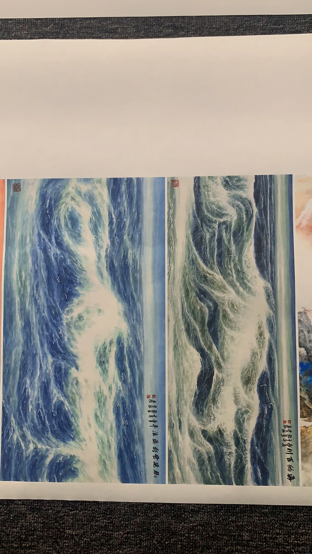 好看到哭?国画作品用艺术微喷工艺制作～