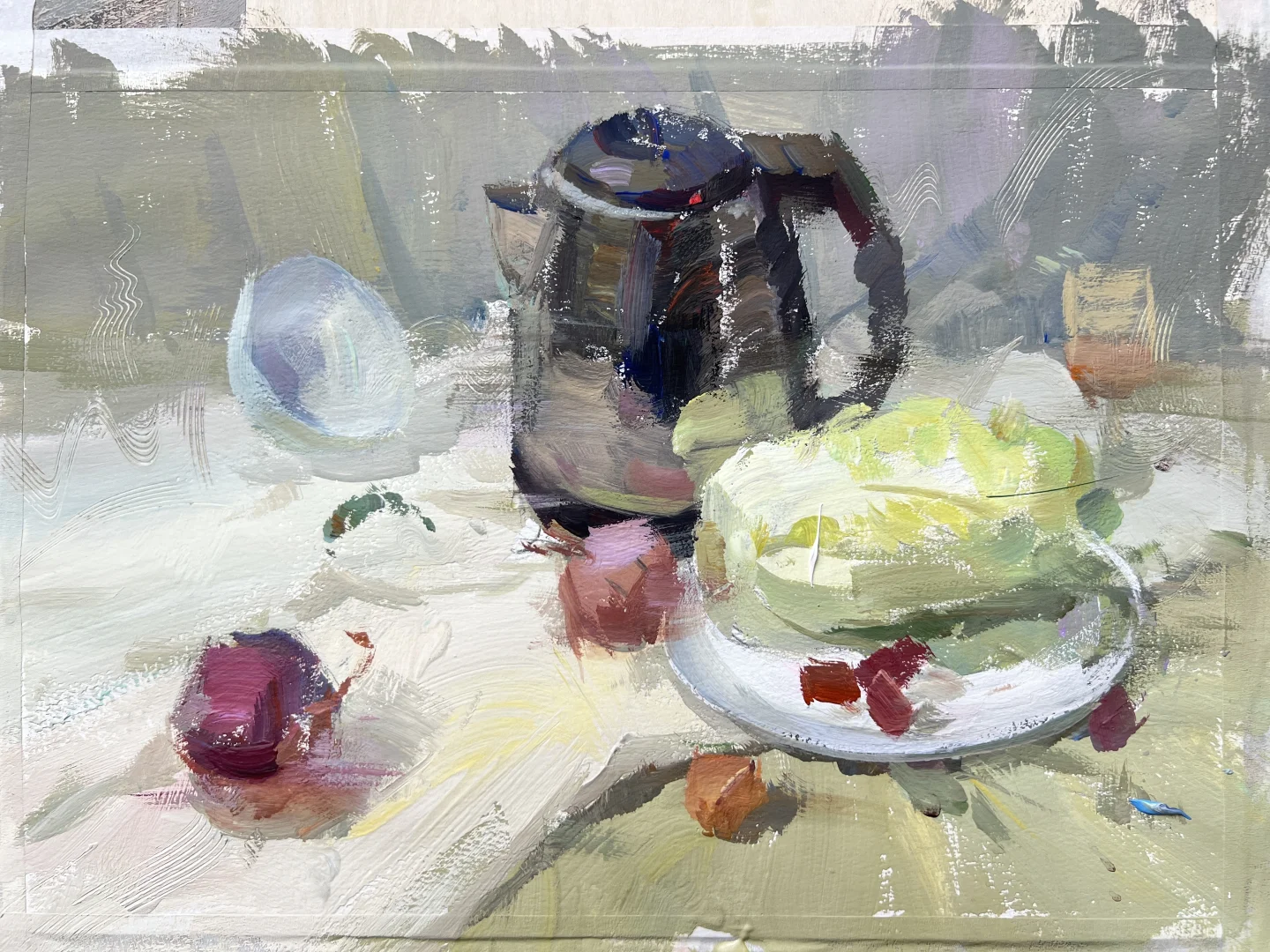 不锈钢 应该是最好画的主体物了吧