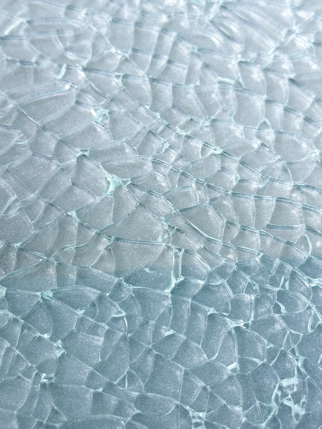 玻璃桌碎了但出片了