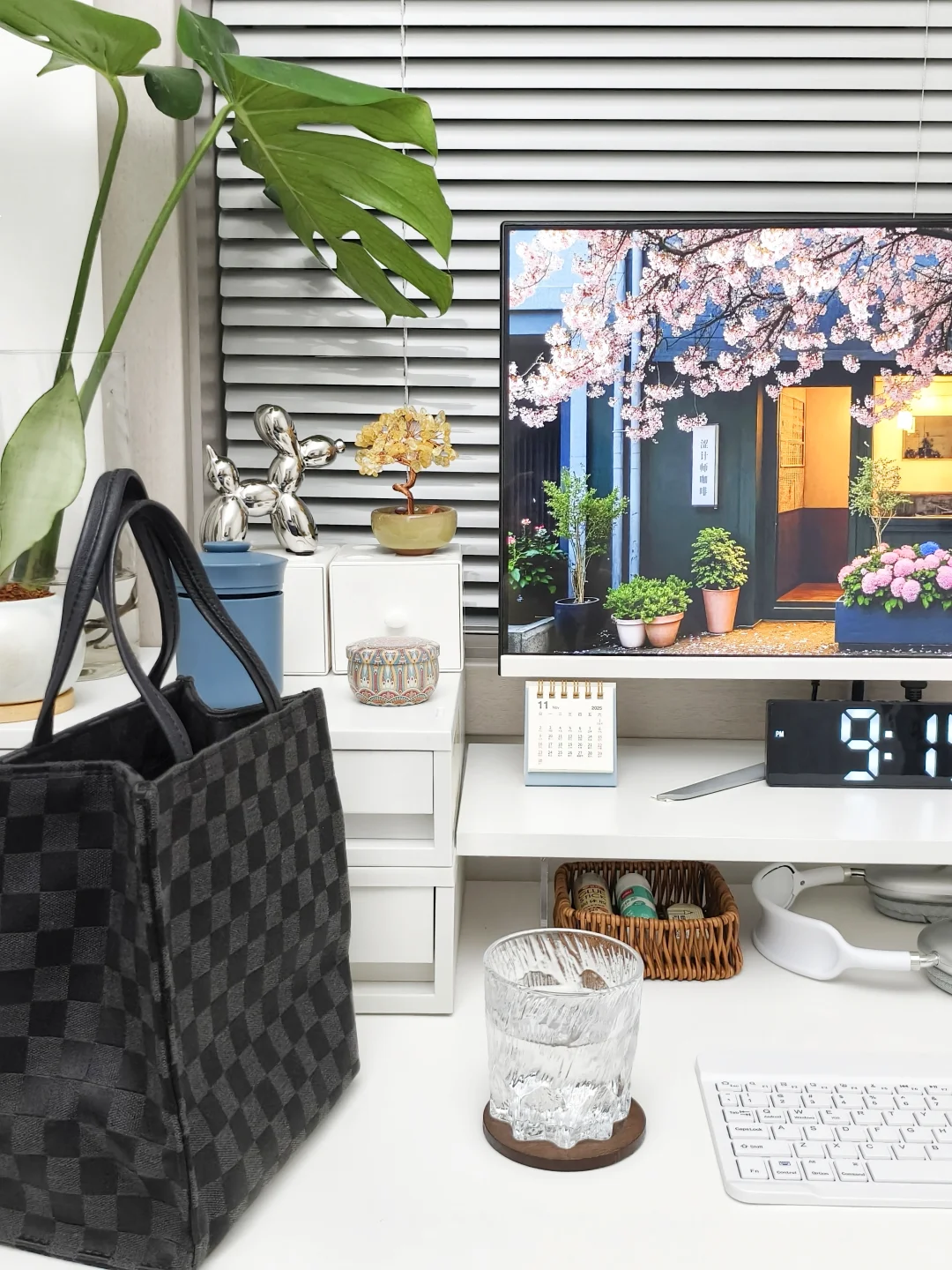 ins简约时钟小摆件！让工位更治愈~