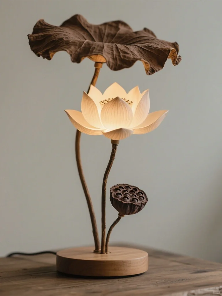 家点灵感｜夏夜的荷·小夜灯