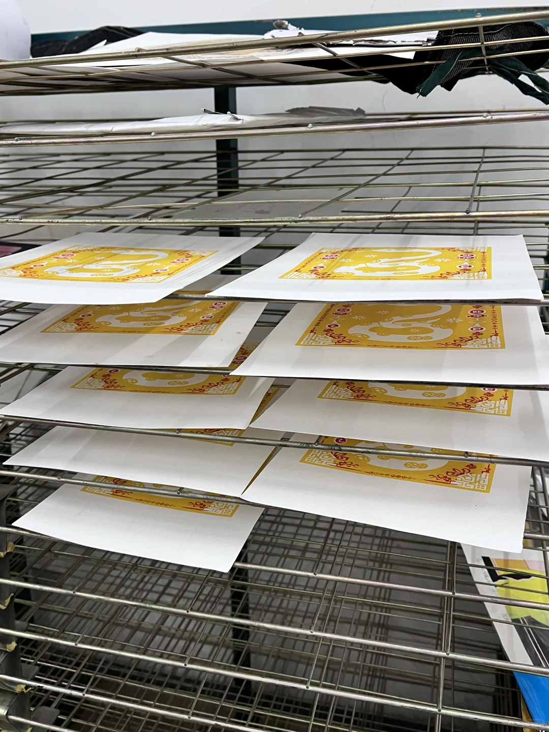 第一次做丝网版画