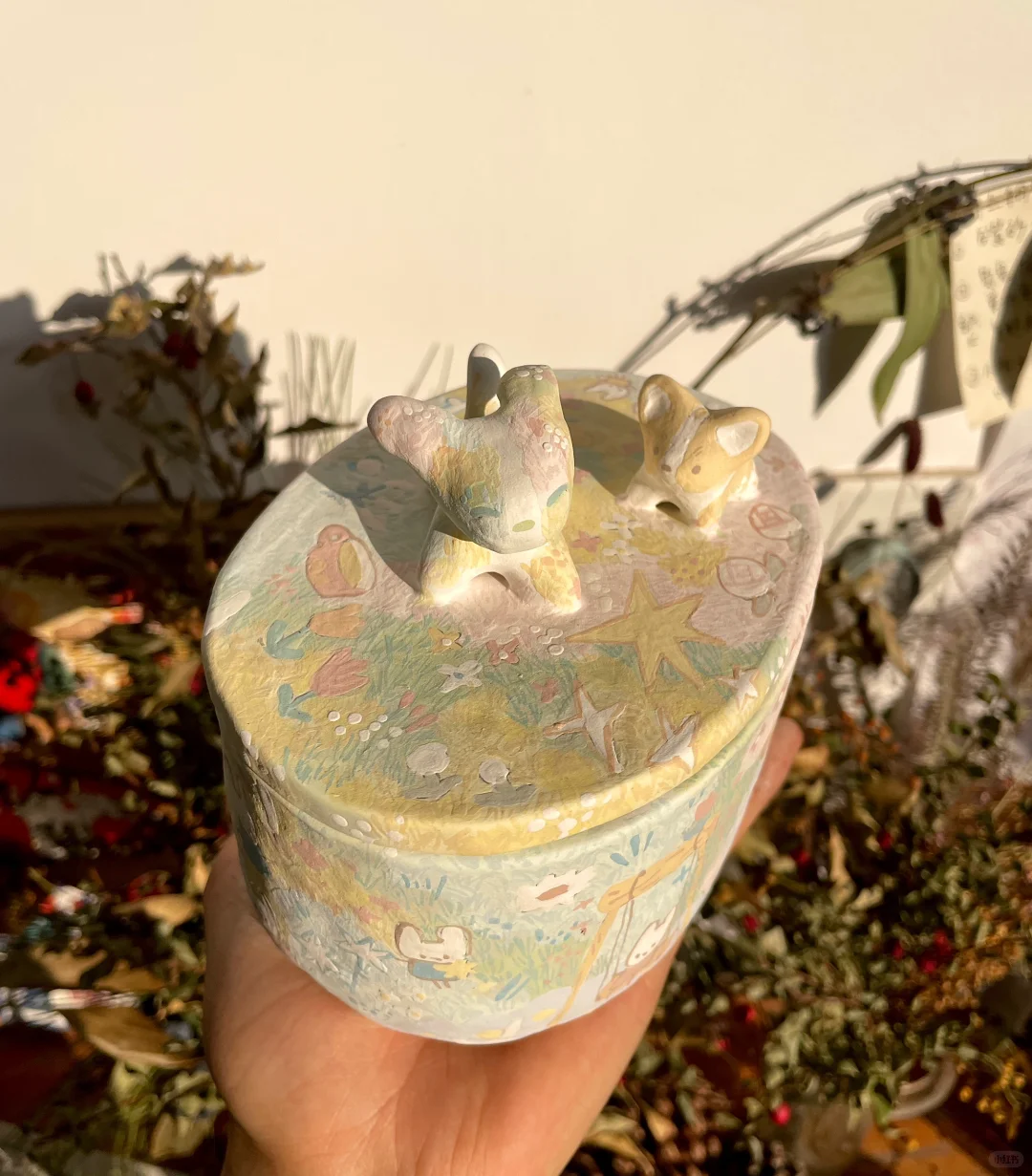 一些待烧的小东西