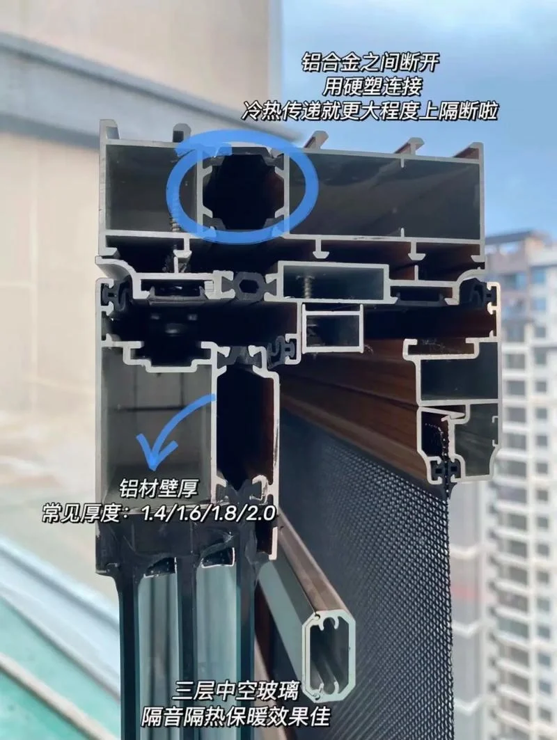 材料篇三 : 断桥铝门窗