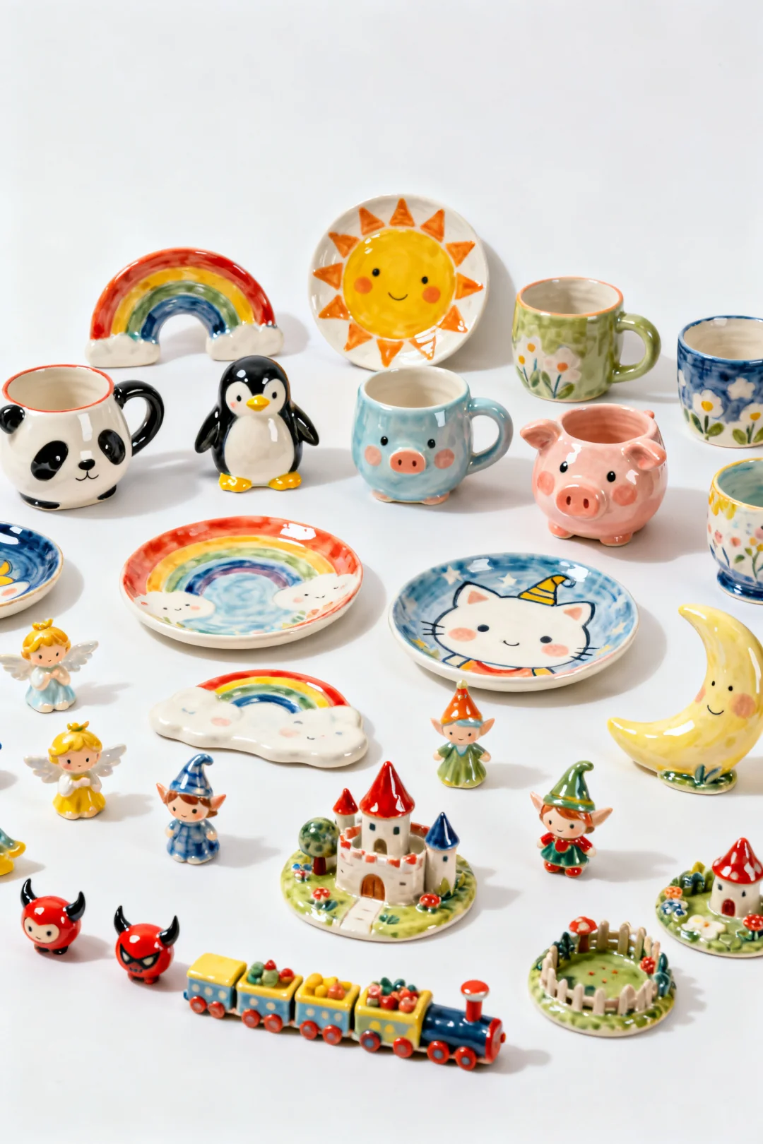 下次去陶艺店别傻乎乎只做个大白碗了