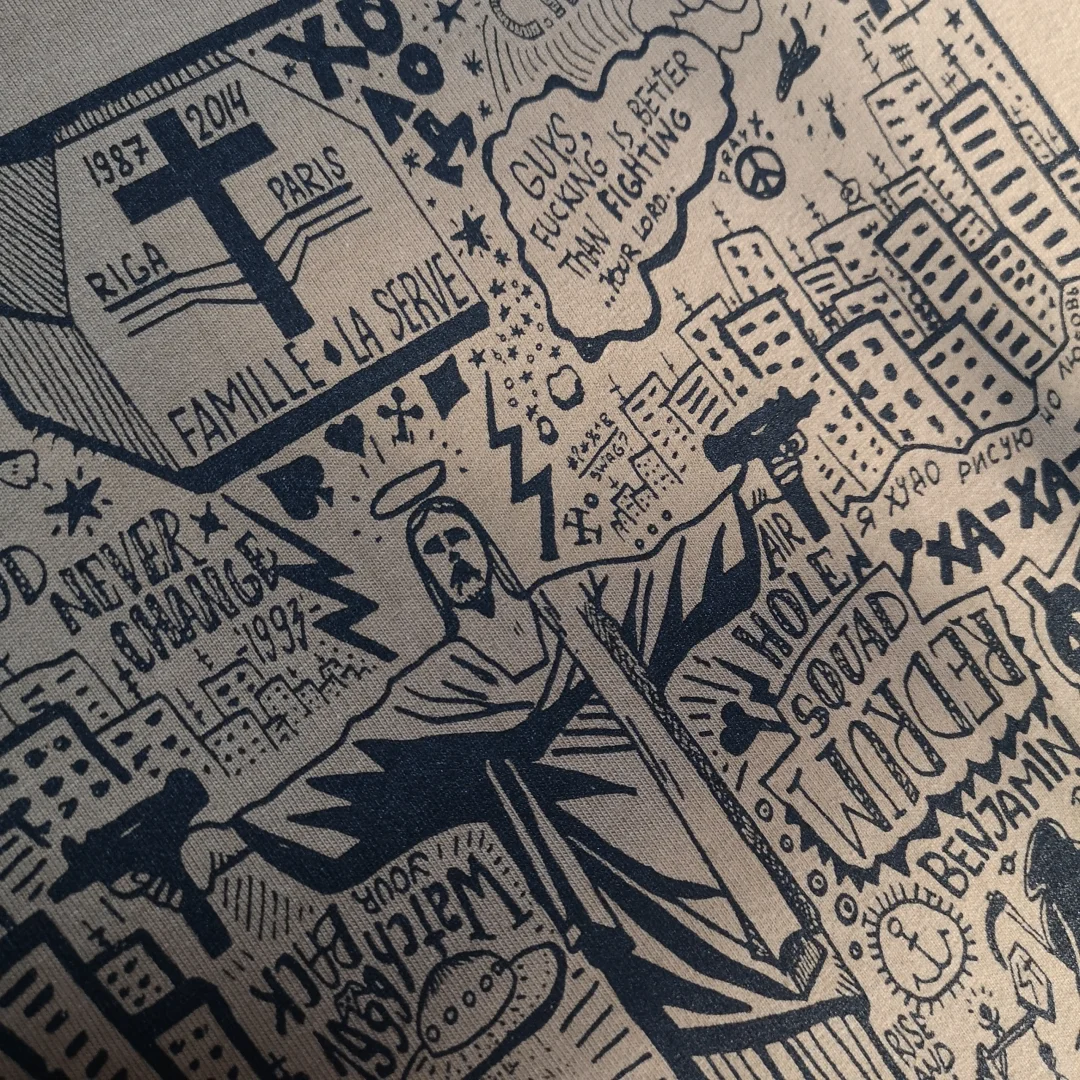 水性油墨丝网印刷柔软透气