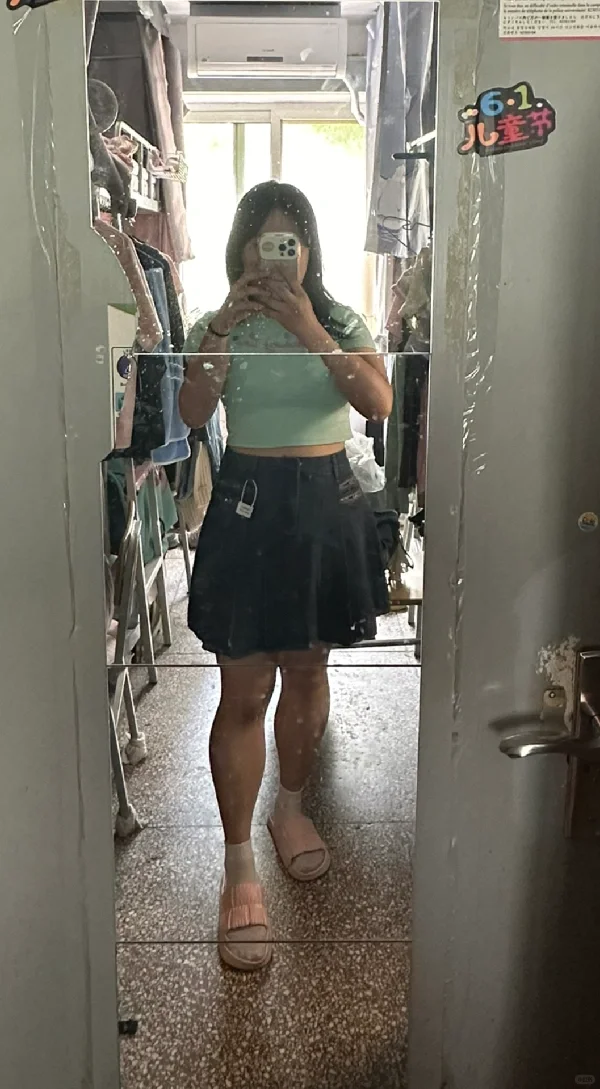 测评不同店的牛仔短裙