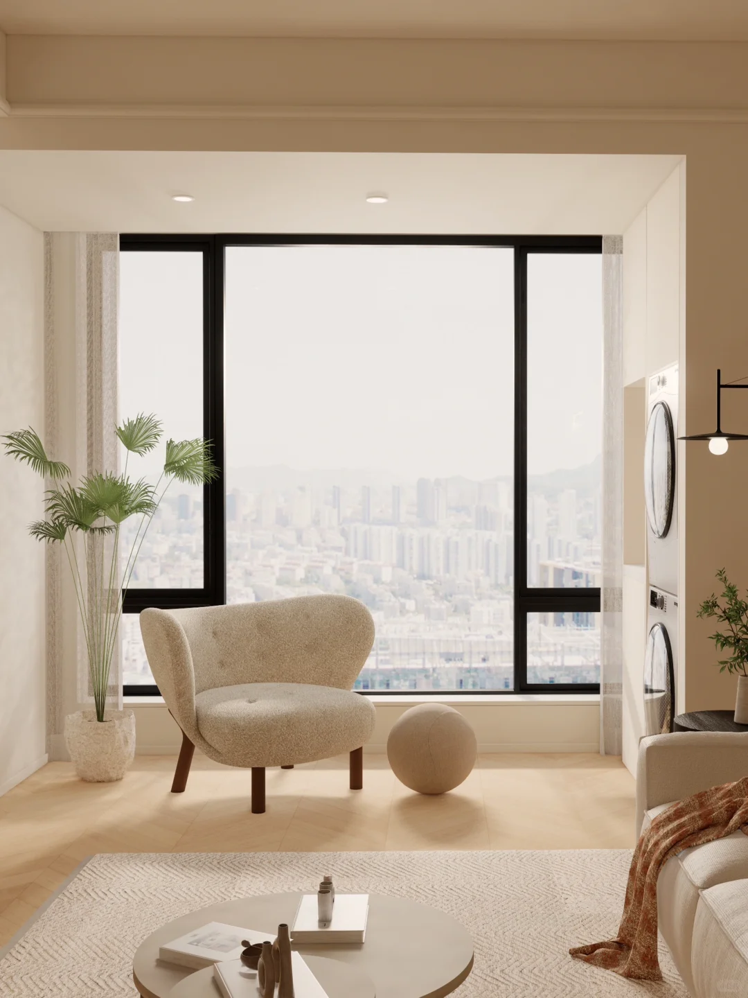 户型优化 | 90㎡的奶油原木三居室,超绝空间