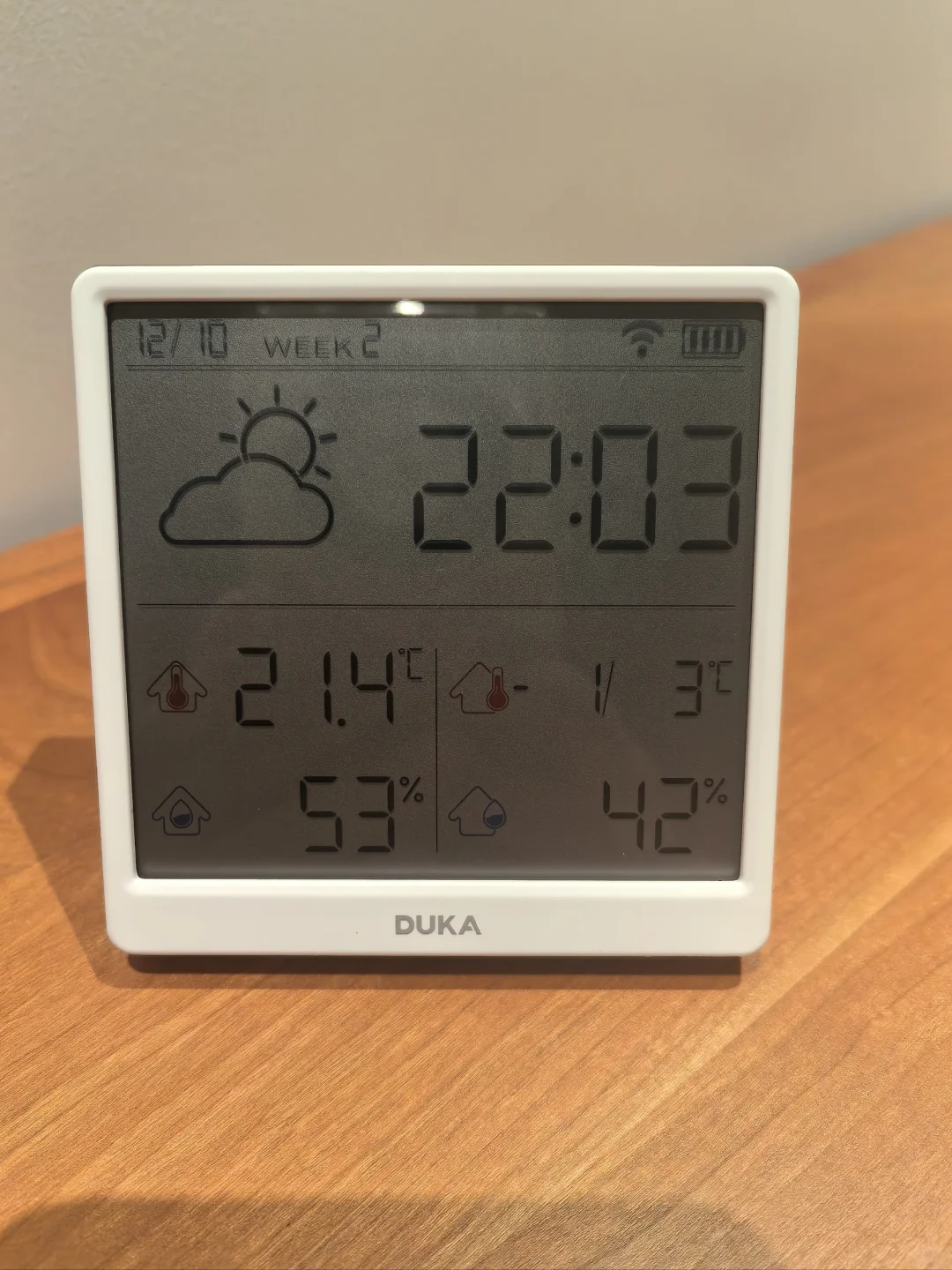 发现一个好东西，方便监测室内温度和湿度