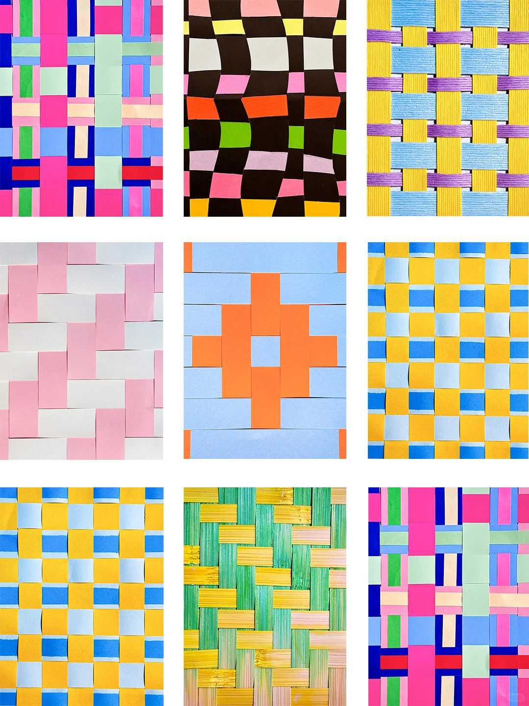 编织系列课1｜?简单编织规律带来的多变效果