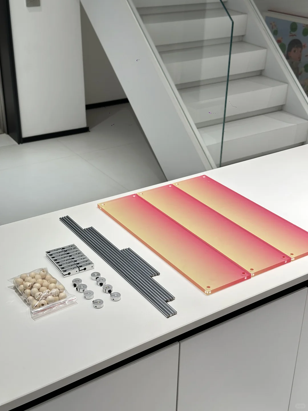 有手就会❗️百元DIY亚克力渐变置物架?