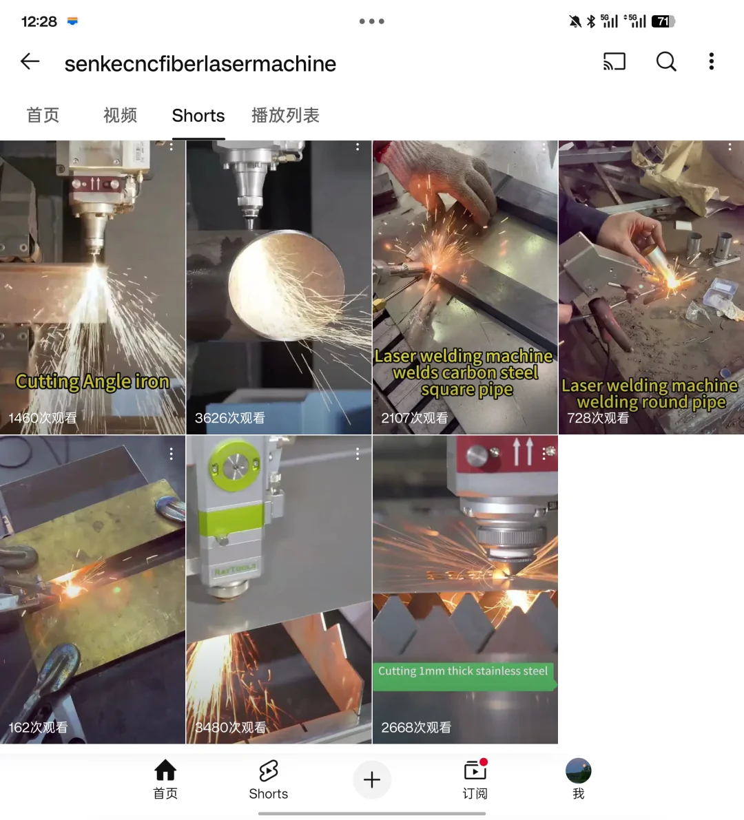 工业品YouTube起号成功!机械设备精准流量