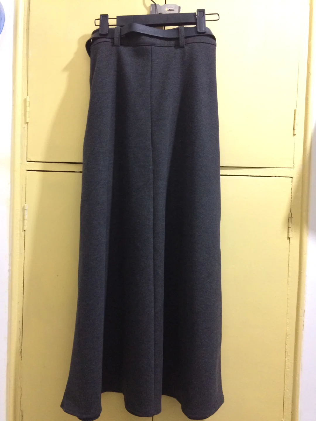 40+毛呢A字长裙测评来啦 韩系高智感